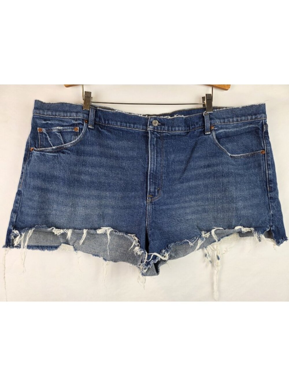 Abercrombie & Fitch Womens Jean Shorts Size 36 / 22 Mom Short High Rise Denim